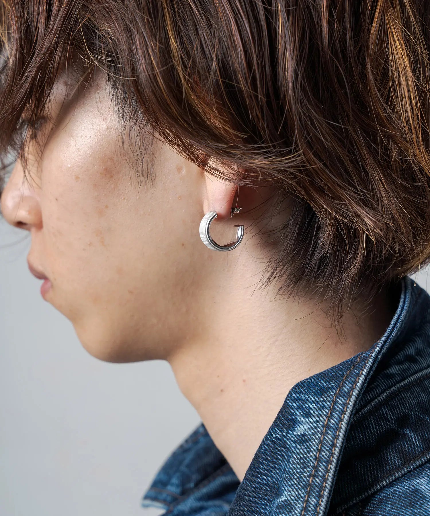 リバースナットピアス シルバー925 | HERGO