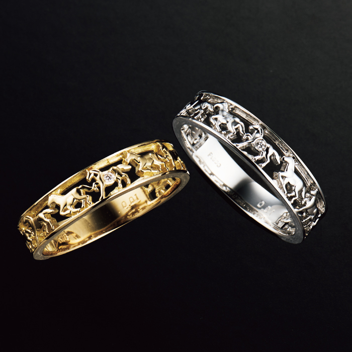 つば九郎様】10周年記念 Music Box Library リング つば九郎様】10周年