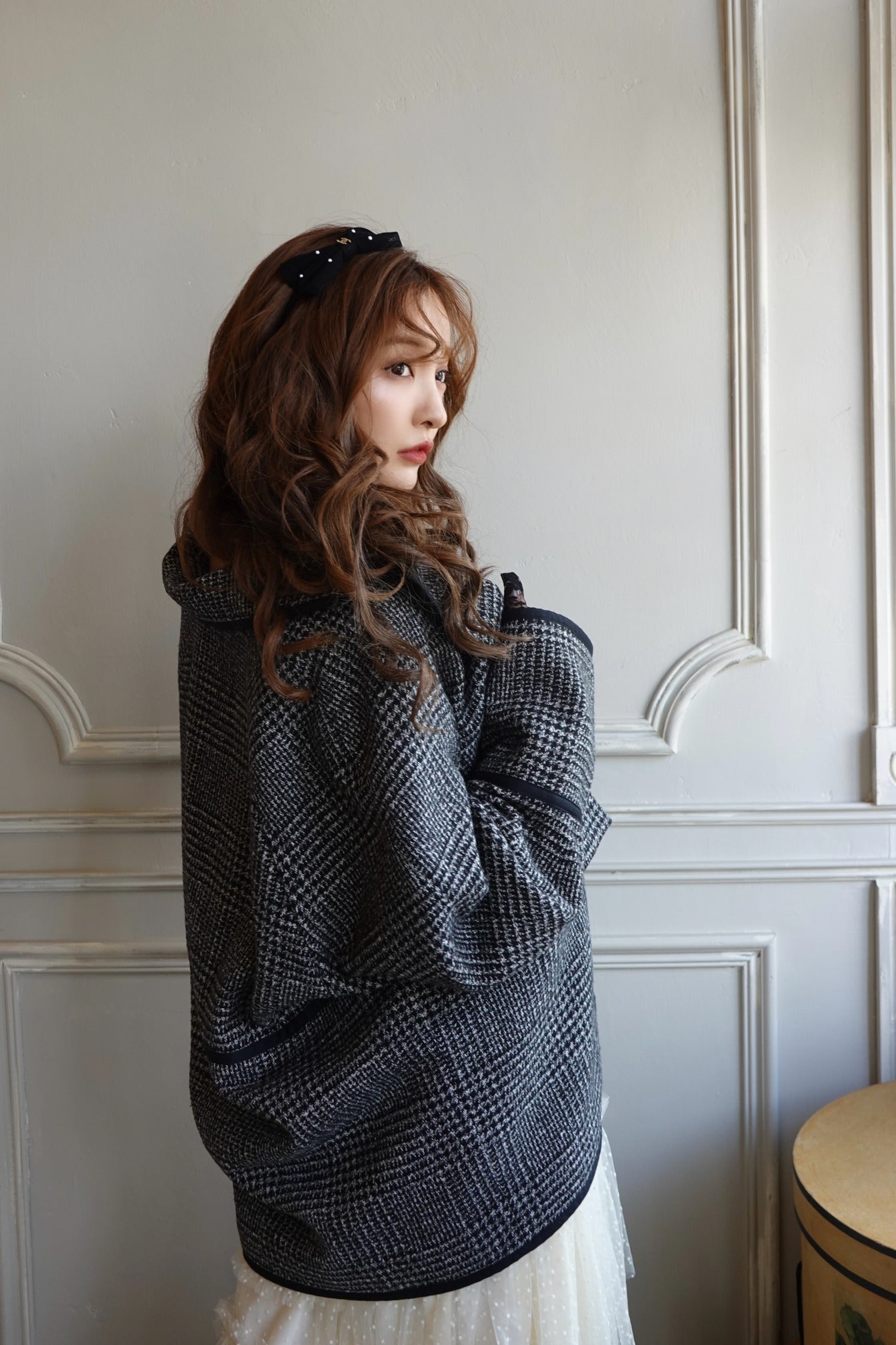 Tweed tailored Jacket – Rosy luce