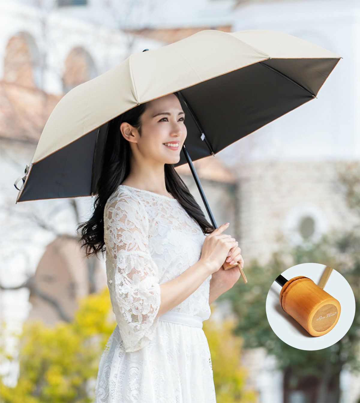 2段ミドル | 折りたたみ日傘 (55cm) | 芦屋ロサブラン