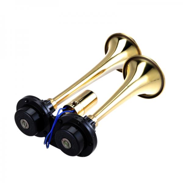 ニッケン D型ブラスヤンキーホーン 真鍮 D412 / トラック用品貨物堂