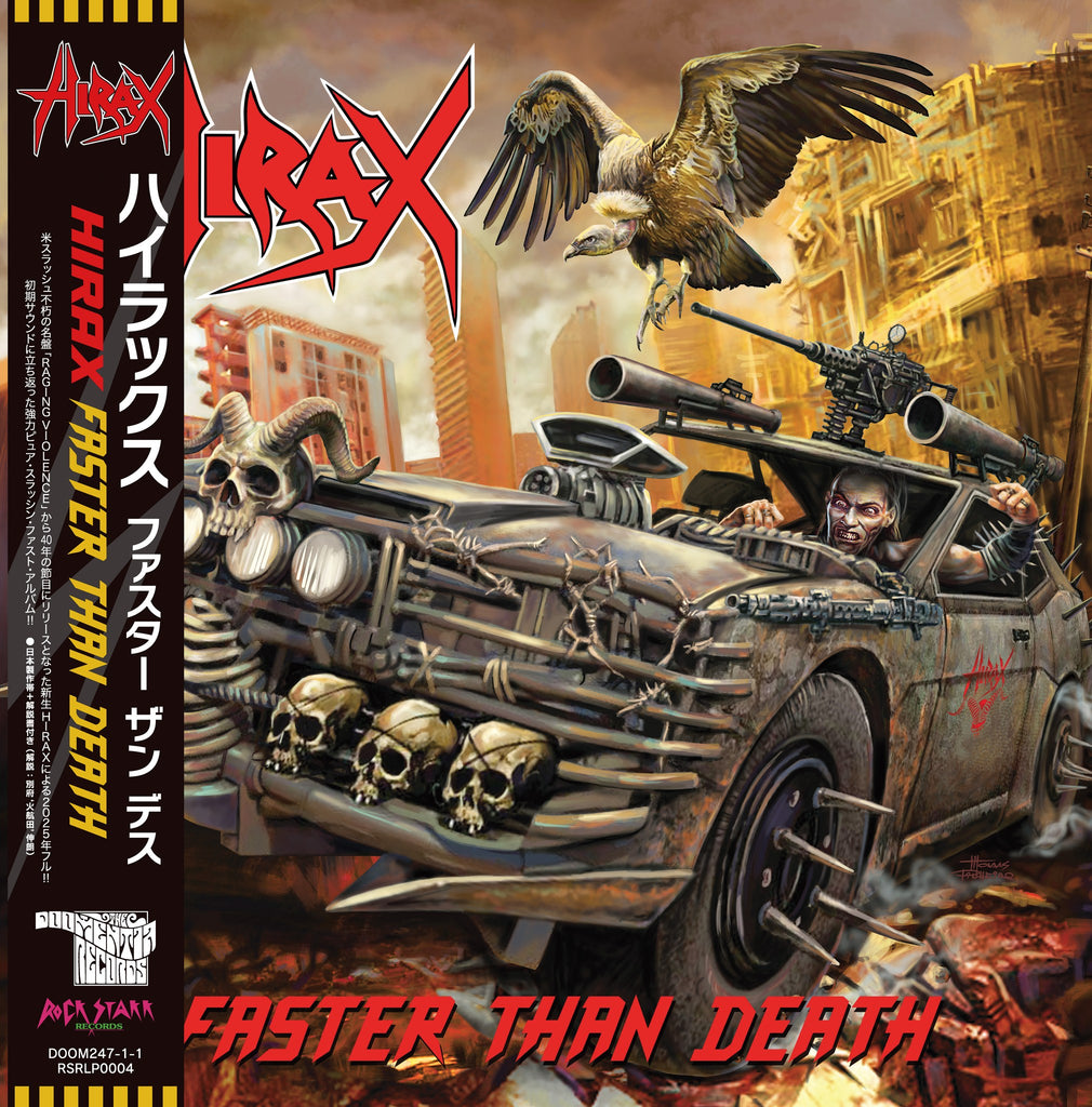 HIRAX - Faster Than Death 2025 (CD) Japan Rock Stakk Records