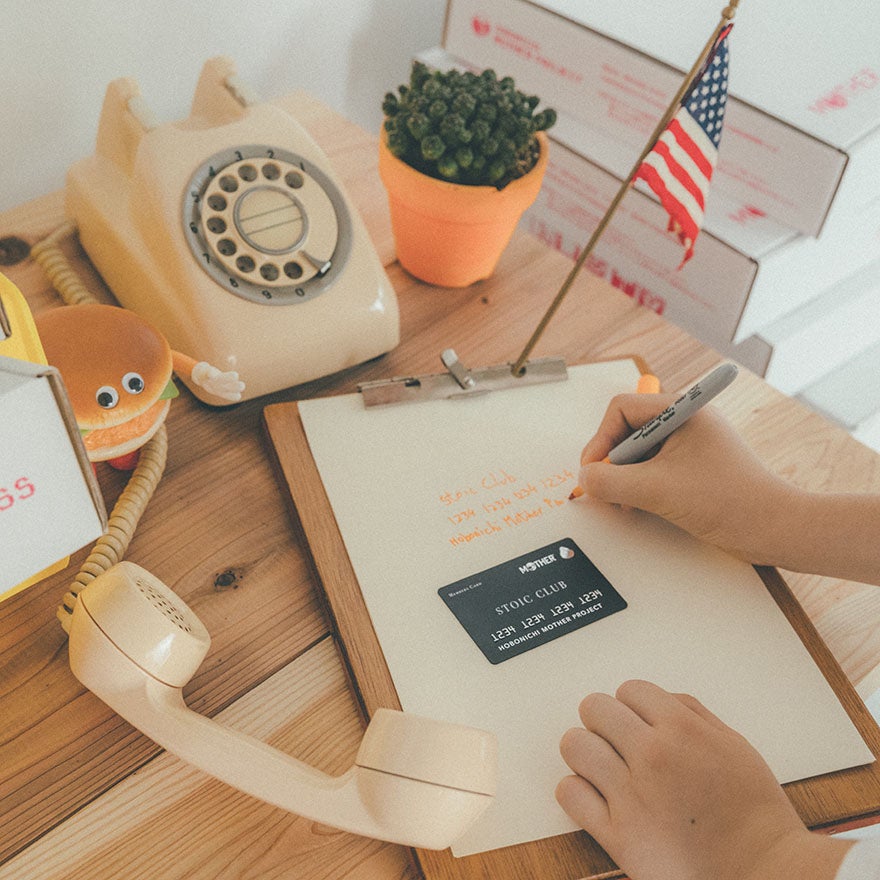 ストイッククラブ メンバーズカード - ほぼ日MOTHERプロジェクト - ほぼ日