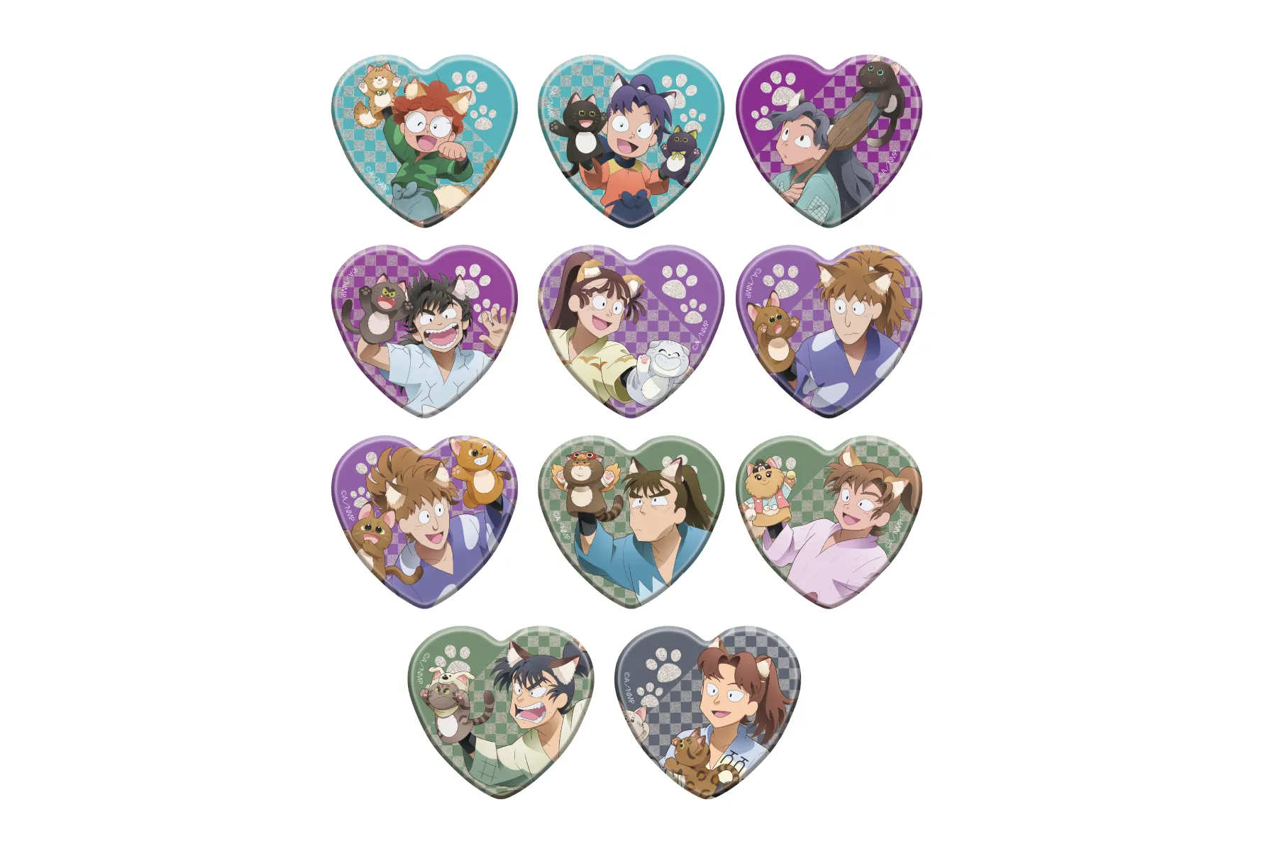 忍たま乱太郎 ナンジャタウン ハート缶バッジ 潮江文次郎 40点 専用