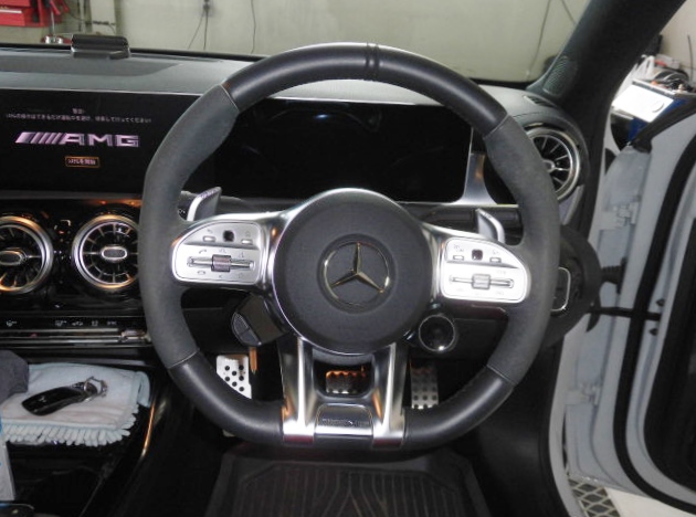 メルセデスベンツ AMG W177 A35 セダン RST カーボンステアリング