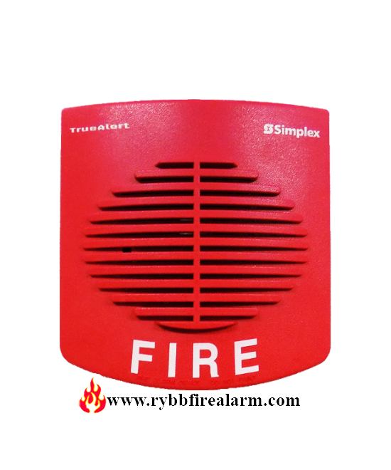 Simplex 4901-9820 Red Non-addressable Horn - Rybb Fire Alarm