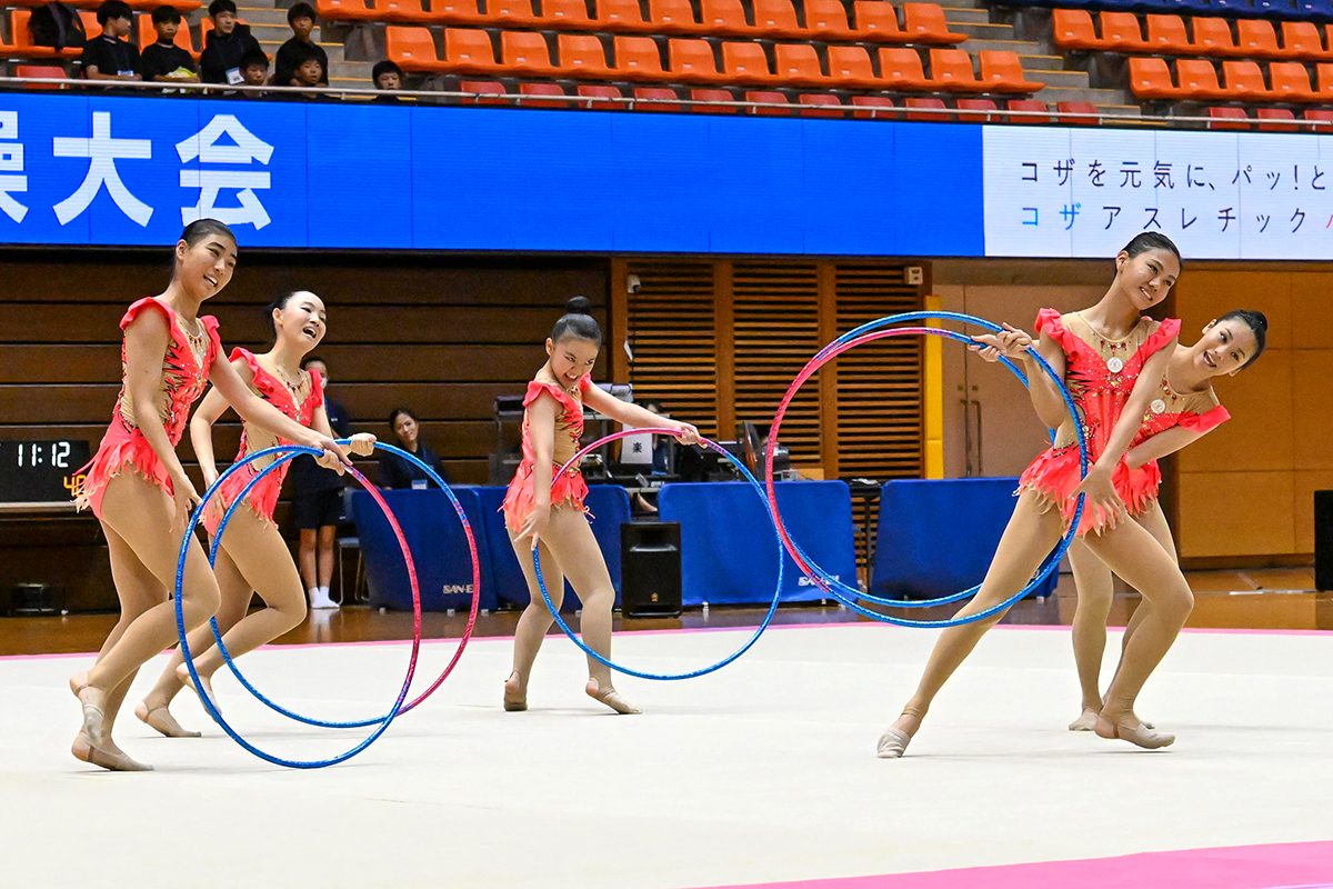 神森、コラソン（ハンド）決勝へ 新体操・美里、団体9位 九州中学体育大会