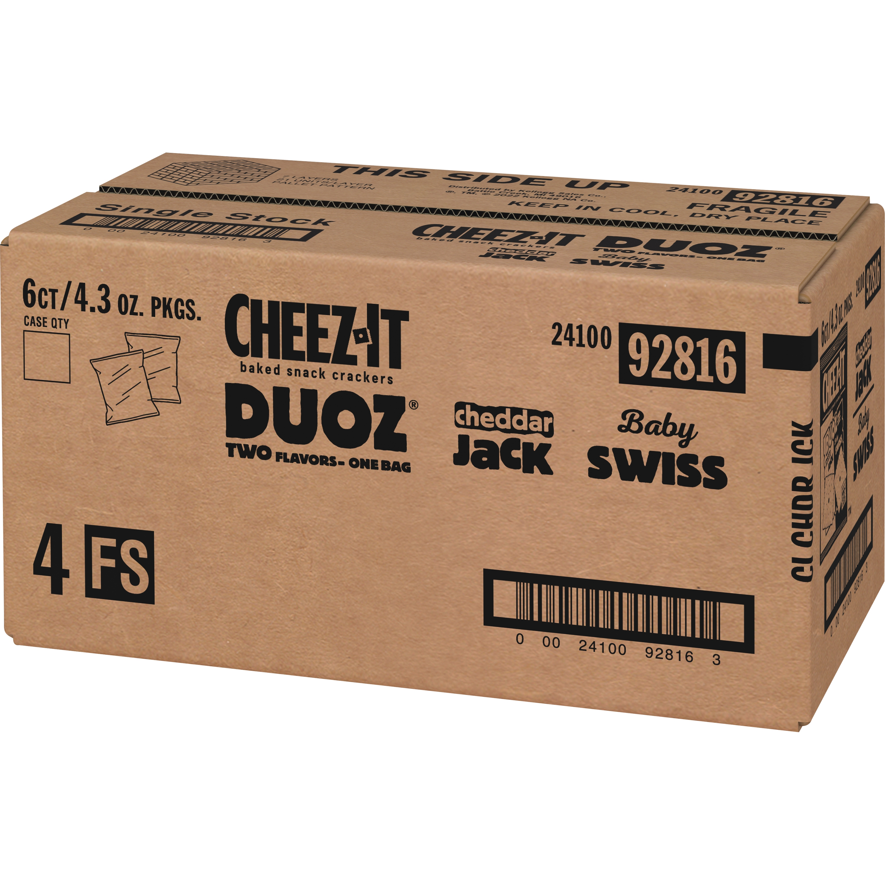 Cheez-It Duoz® Cheddar Jack & Baby Swiss