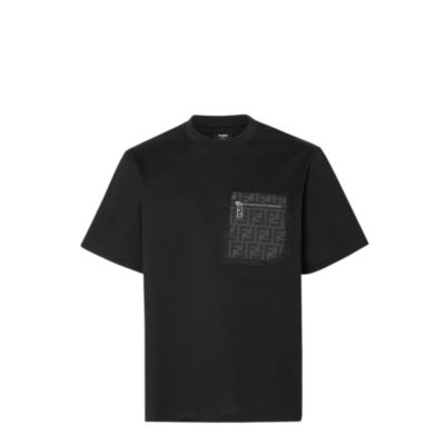 T-Shirt Cotton Black | Fendi