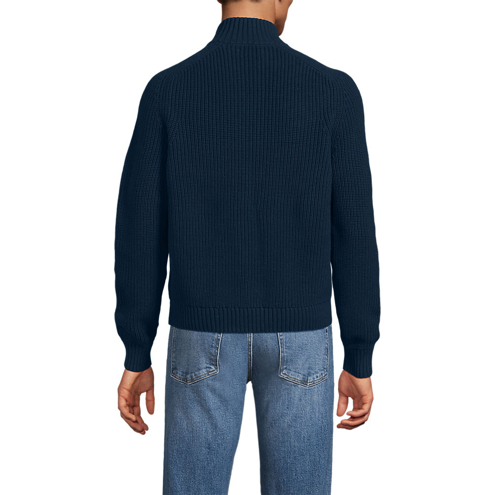 Men's Long Sleeve Drifter Full Zip Cardigan Sweater | Lands' End