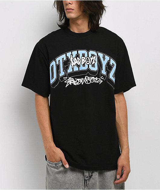 SADBOYZ by Junior H x OTXBOYZ Black T-Shirt | Zumiez