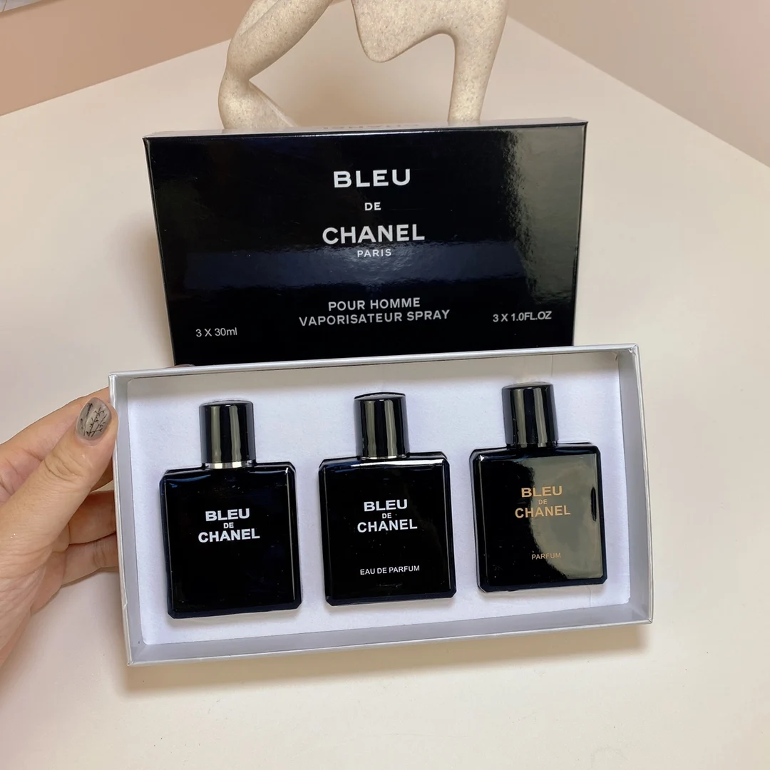 Bleu De Chanel 3 In 1 Gift Set 3x30mL | Scentaurus