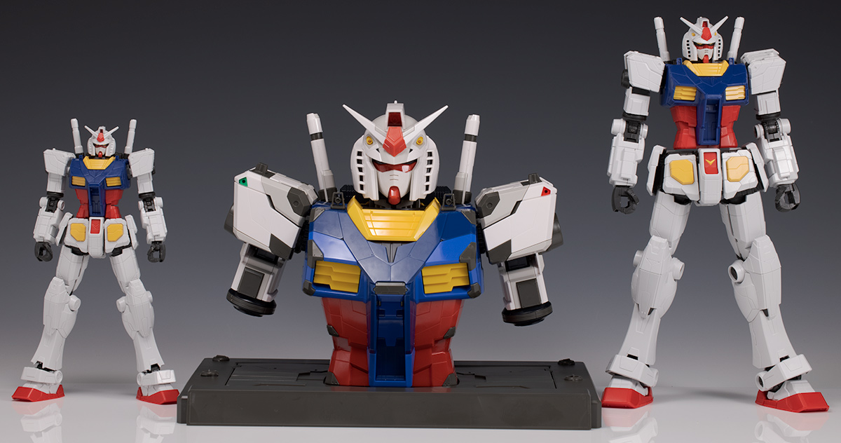 1/48 RX-78F00 ガンダム[BUST MODEL] レビュー