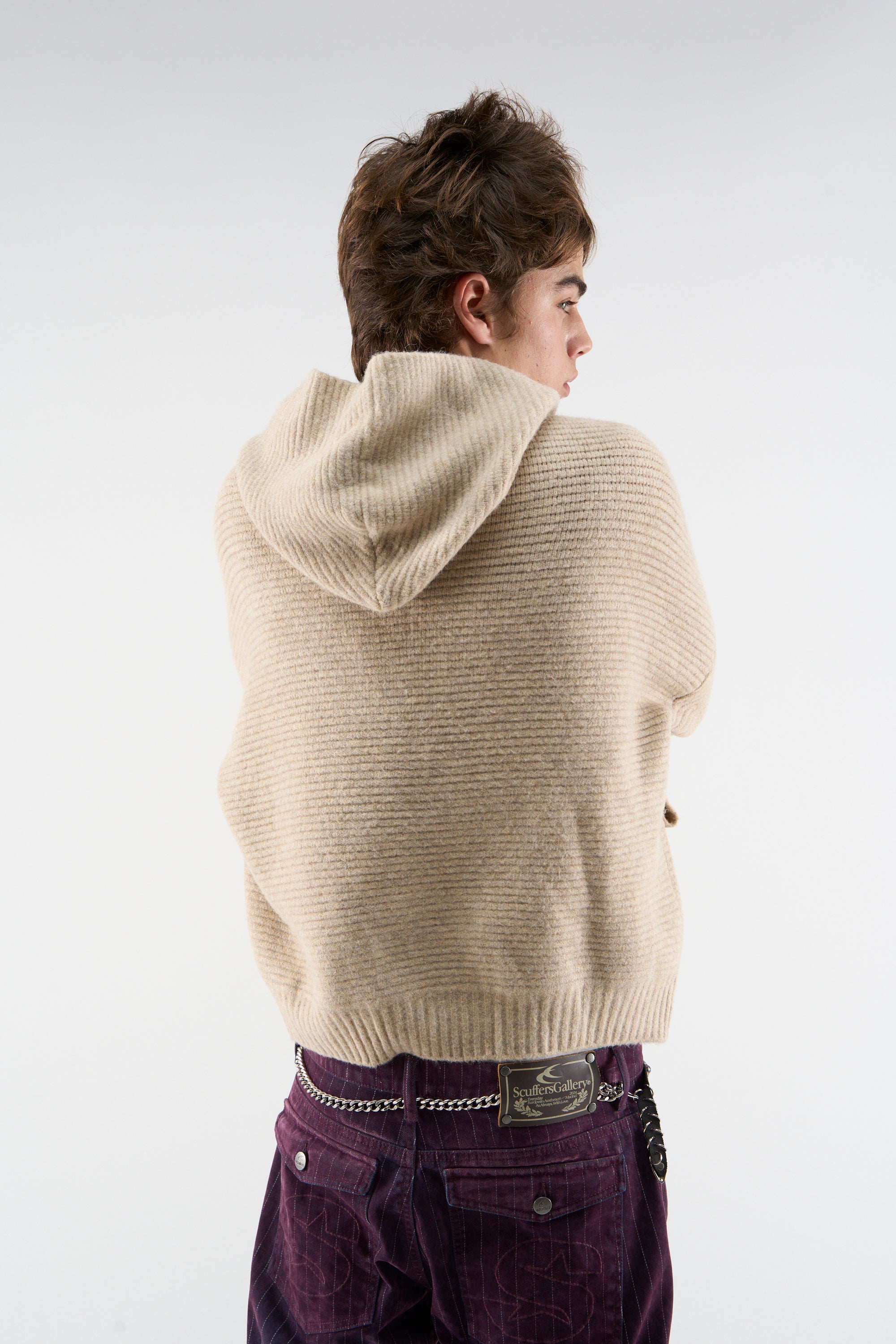 Roots Ecru Knit Zipper – Scuffers