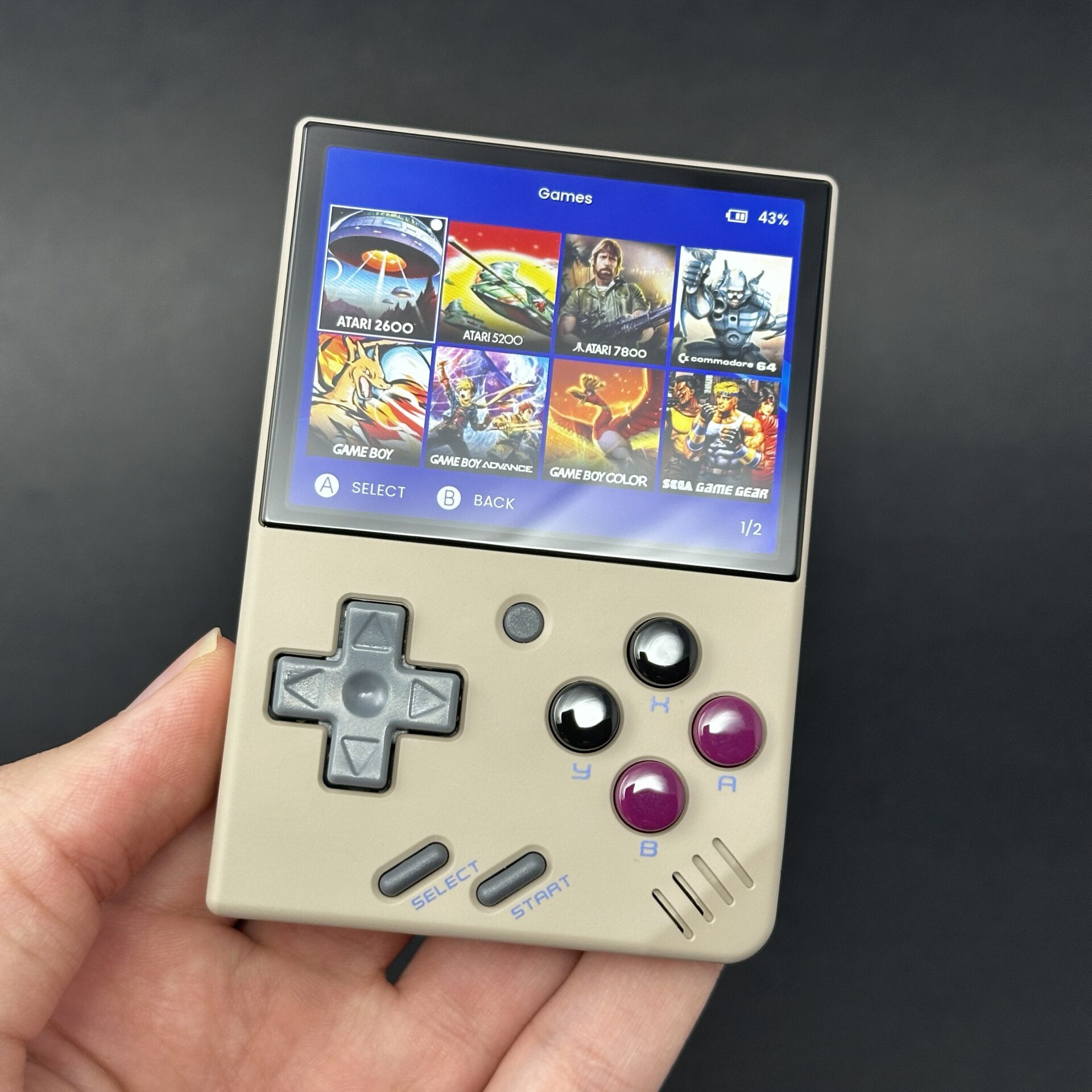 Miyoo Mini V2 with 5000 Pre Loaded Games | OG Beige – Samtendo