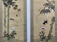 希少 川合玉堂 絵付 箱書 銘『白帆』京焼名工 清水六兵衛 作陶 茶碗 未