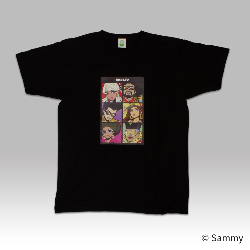 DISC UP Tシャツ(オールキャスト) ブラック-Sサイズ