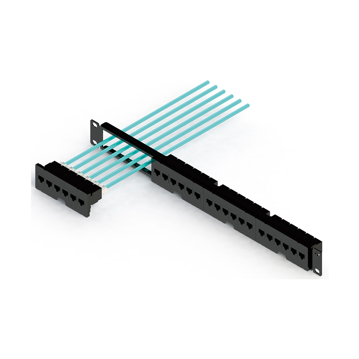 19インチラック搭載用 CAT6-JJパッチパネル | パッチパネル（LAN