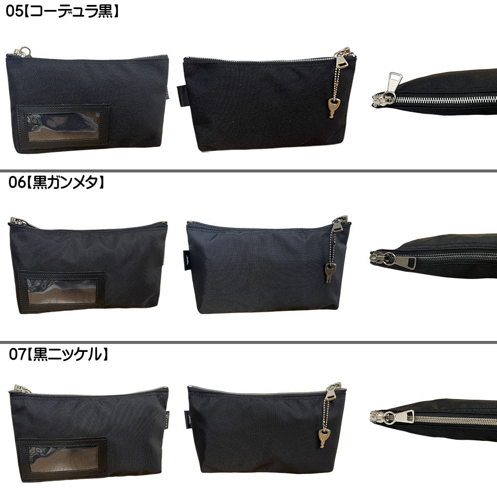 鍵付き集金ポーチファスナーキーロックポーチ セキュリティケースGEN