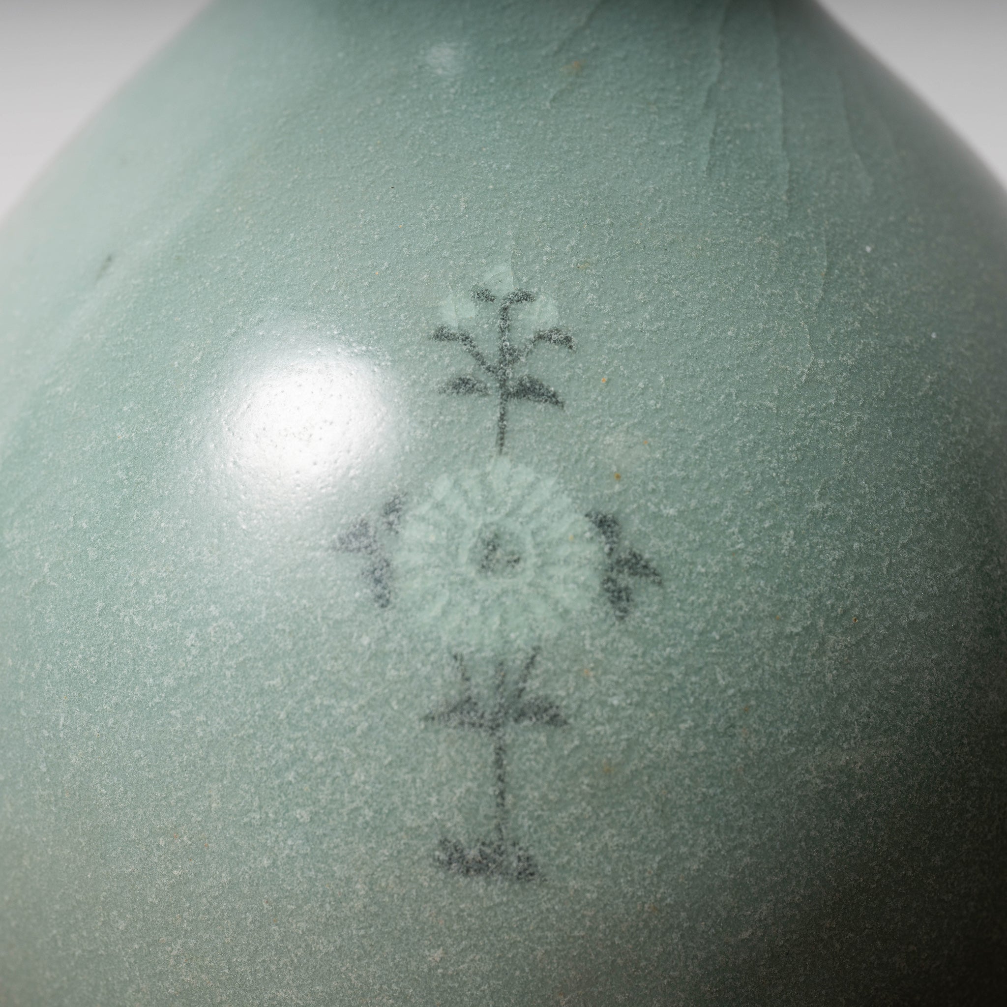 高麗 青磁象嵌菊花文瓢形瓶 – 燦禾 SANKA