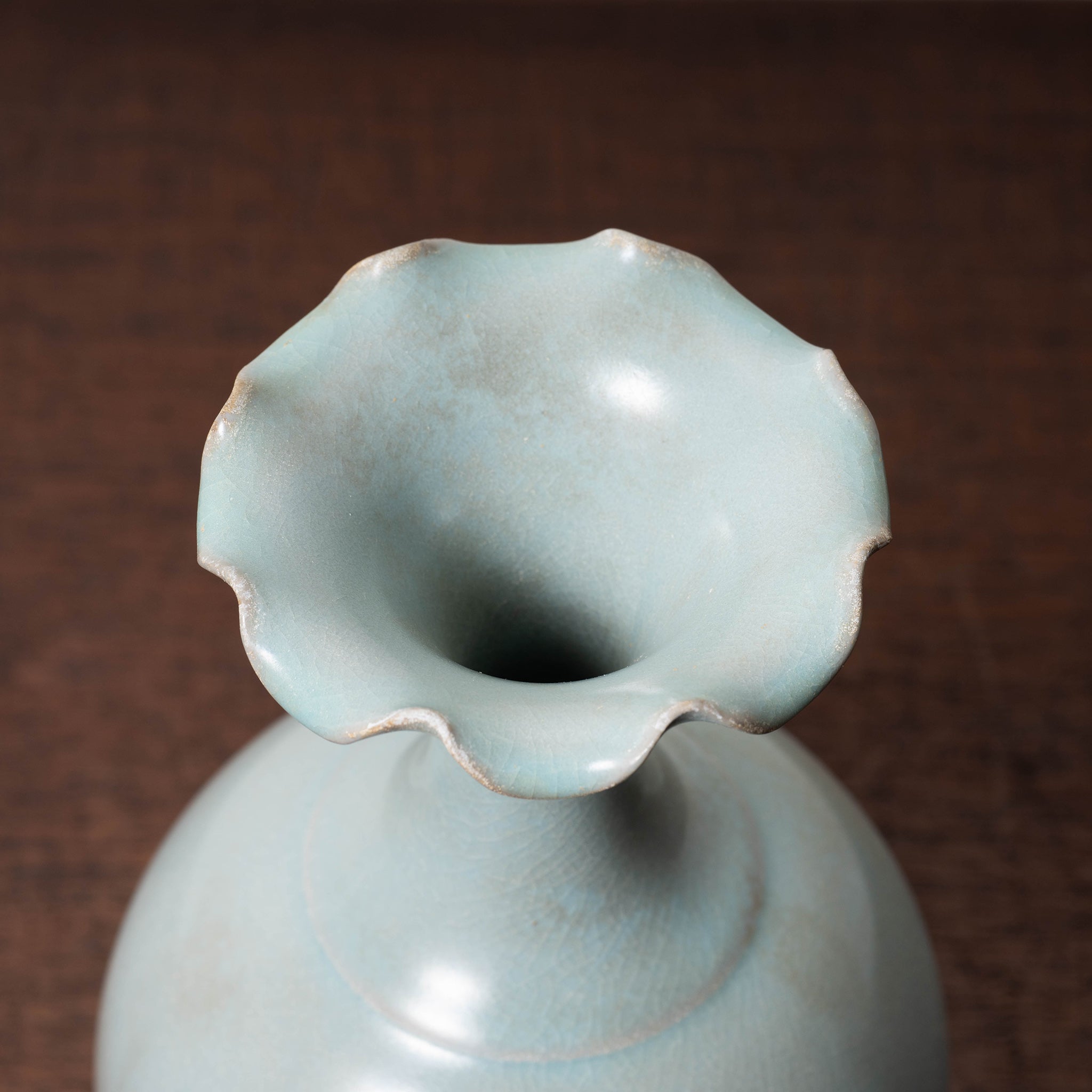 北宋 汝窯青磁花口瓶 – 燦禾 SANKA