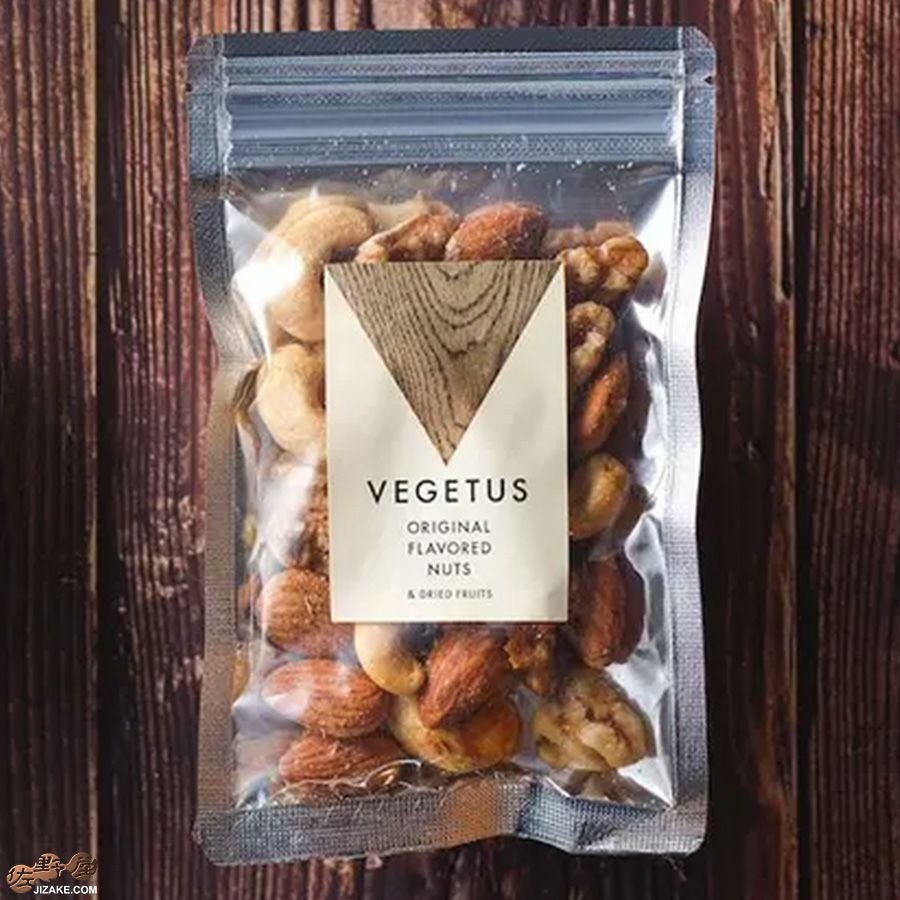 ◇ベジタス 燻製吟醸ナッツ 50g | 日本酒専門店 佐野屋 JIZAKE.COM
