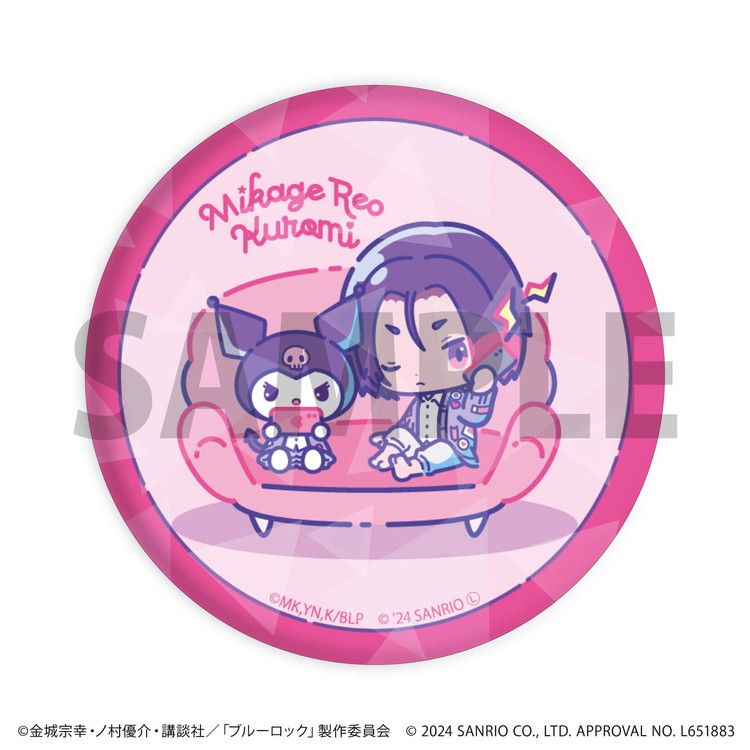 TVアニメ『ブルーロック』×サンリオキャラクターズ｜ホログラム缶