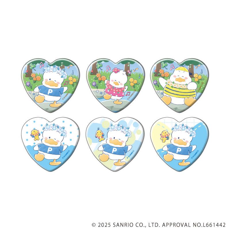 ハート型缶バッジの商品一覧｜ サンリオのコラボグッズ通販なら