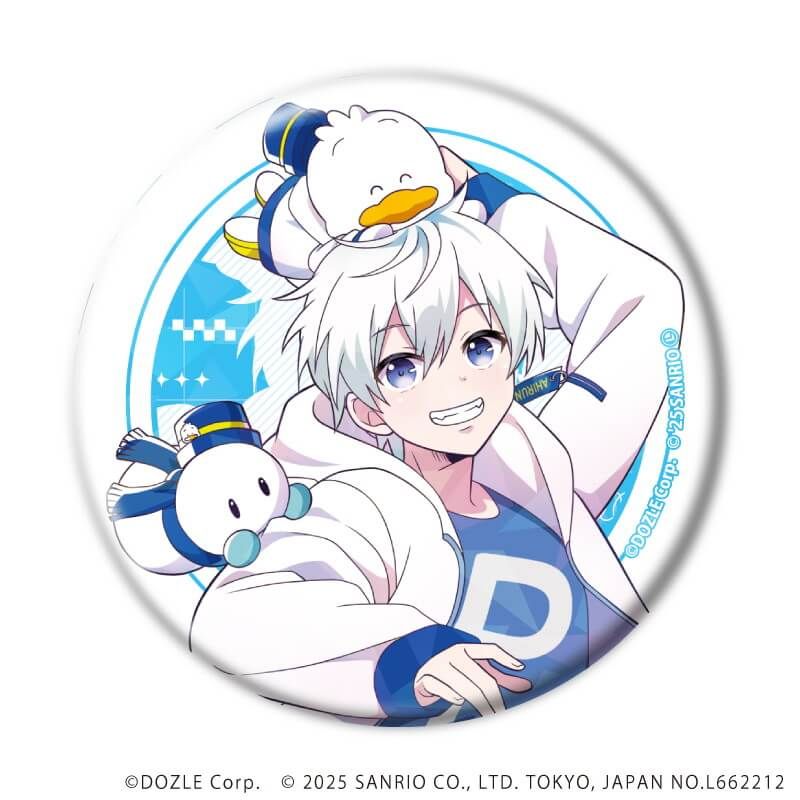 ドズル社×はぴだんぶい｜ホログラム缶バッジ(57mm)「ドズル社×はぴだん