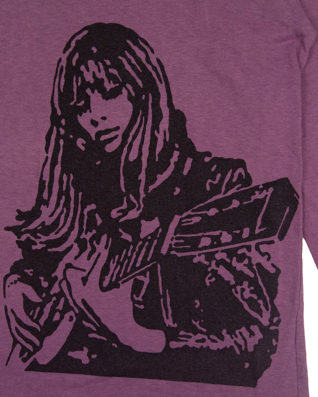 Hysteric Glamour Guitar Girl Sleeve Logo Long Sleeve Tee – SaolMortem