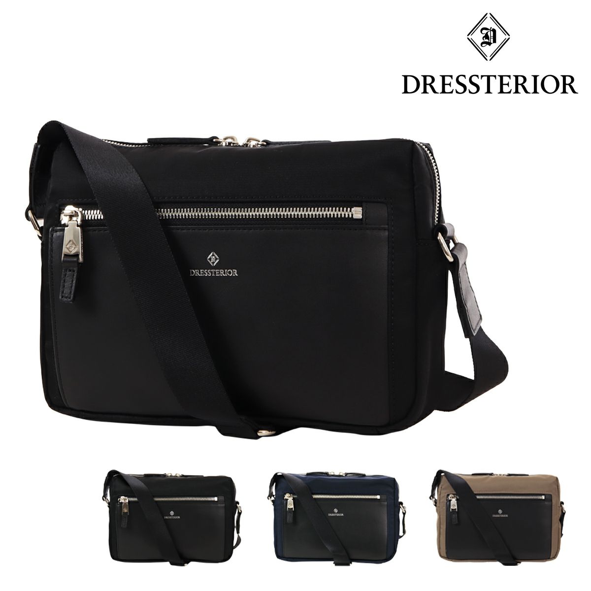 シーケー カルバンクライン ショルダーバッグ 縦型 撥水 本革 メンズ