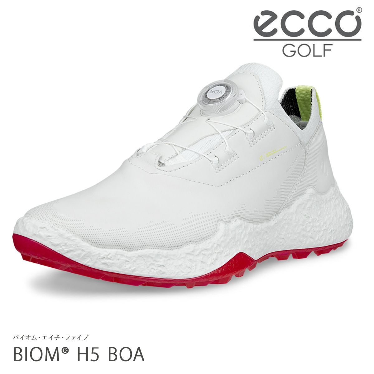 エコー ゴルフ シューズ バイオム エイチ ファイブ ボア スパイクレス