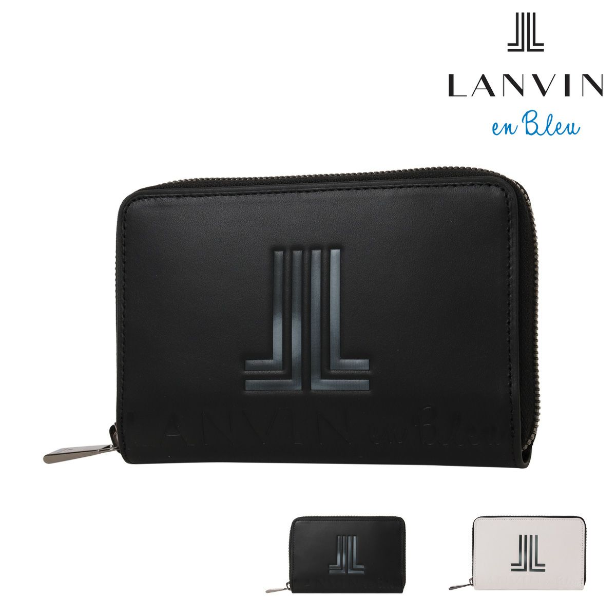 ランバンオンブルー 二つ折り財布 財布 二つ折り ラウンドファスナー