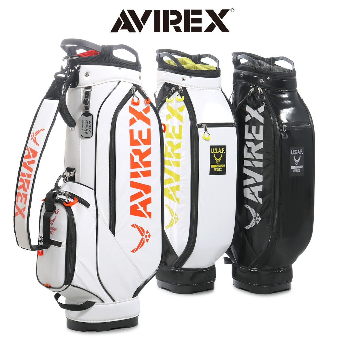 AVIREX オリーブグリーン キャディバッグ AVIREX オリーブグリーン