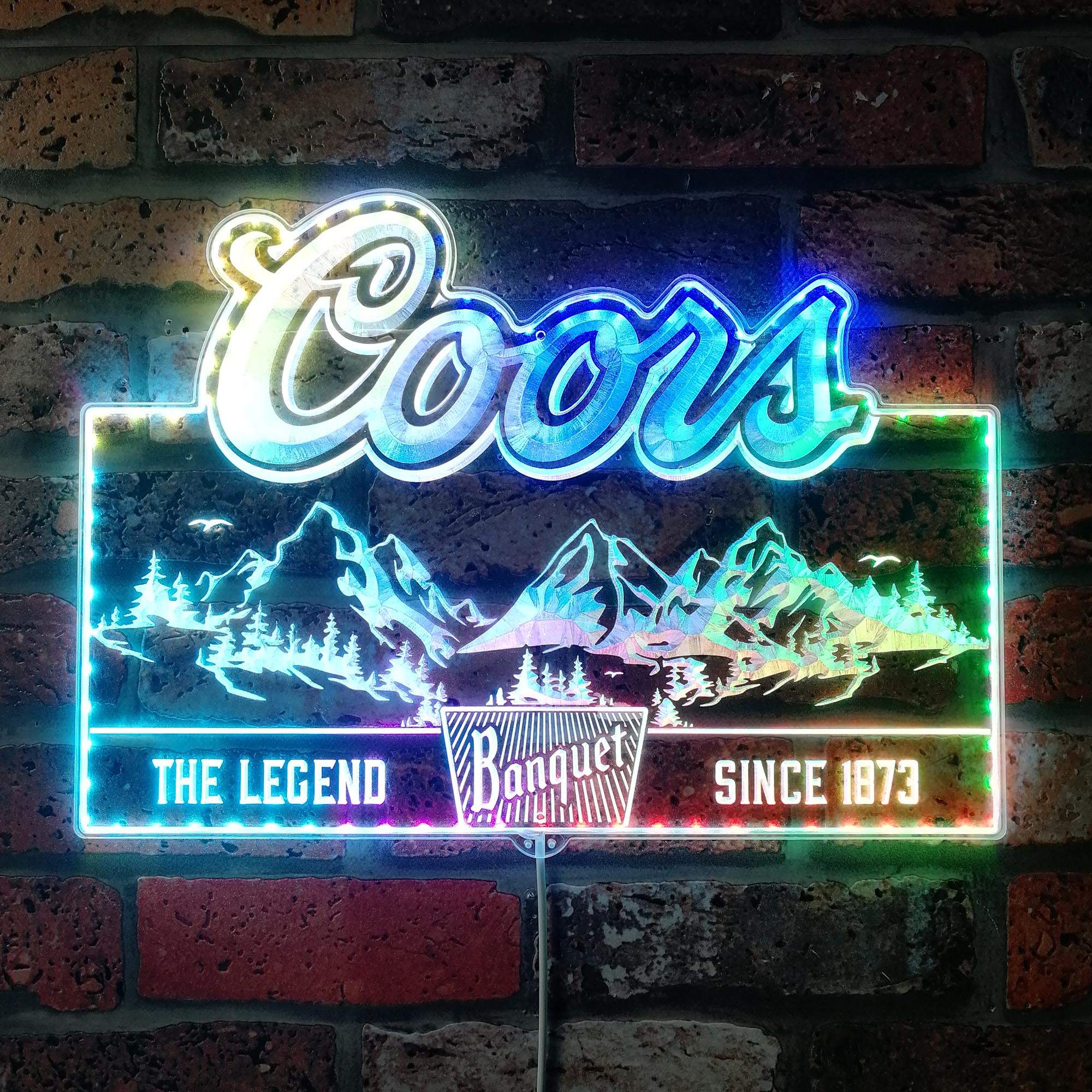 Coors Banquet RGB LED Sign SafeSpecial LED Signs