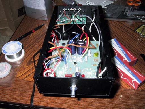 真空管アンプキットTU-870の組み立て