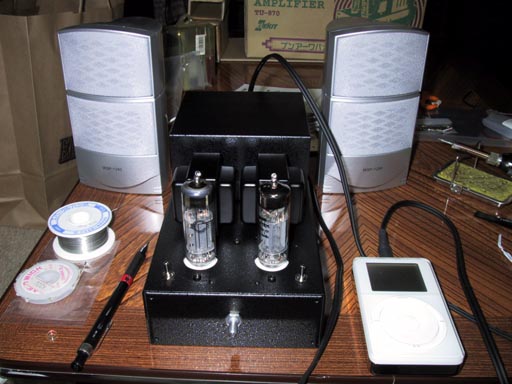 真空管アンプキットTU-870の組み立て