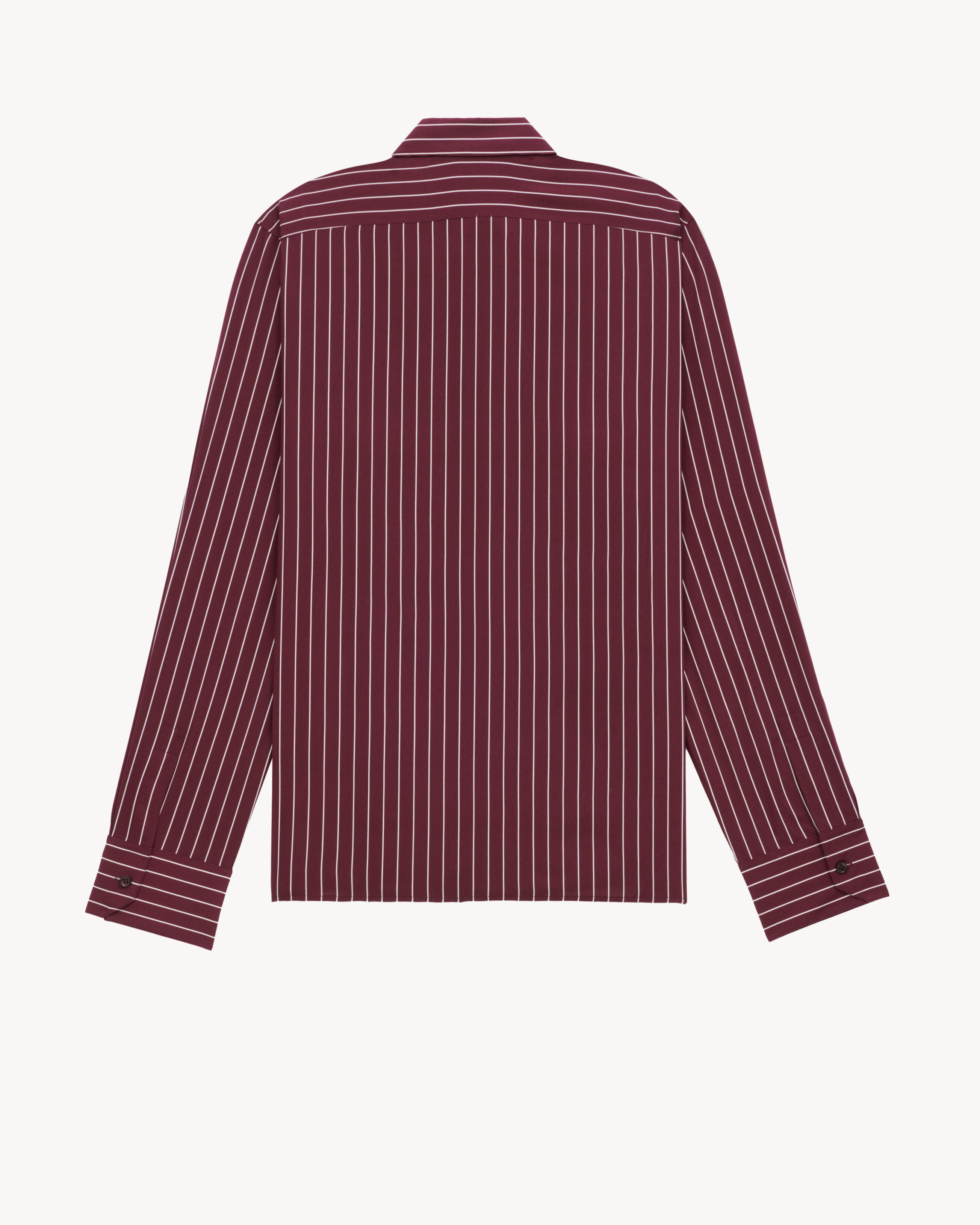 striped shirt in Red | Saint Laurent | YSL EN-US