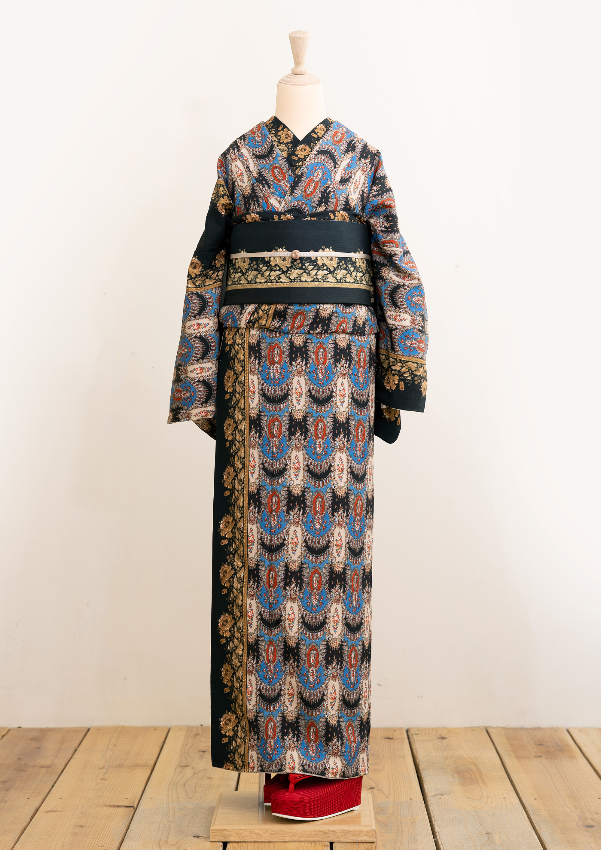 袷着物 アンティークペイズリー | ＃さく研究所