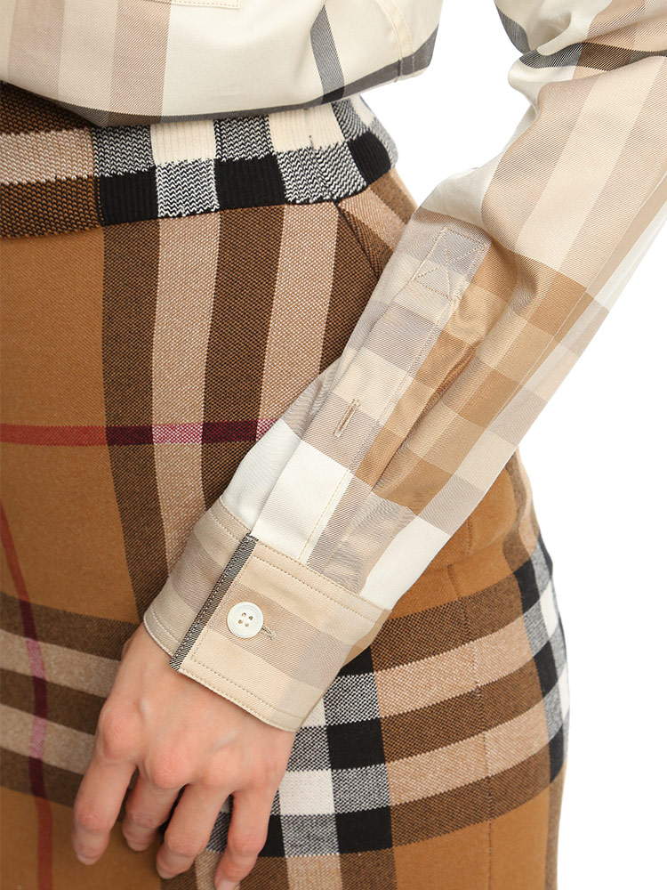 バーバリー レディース シャツ 長袖 BURBERRY ブランド 長袖シャツ