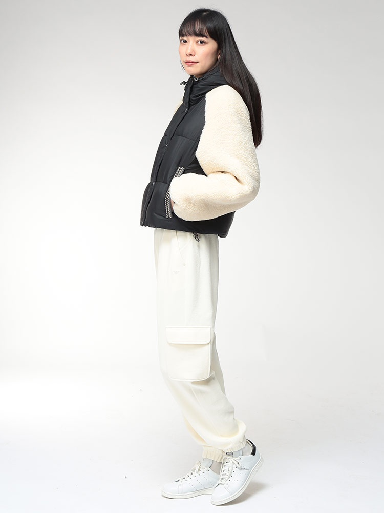 UGG (アグ) ボアコンビ フルジップ パッファー ジャケット MYKAH