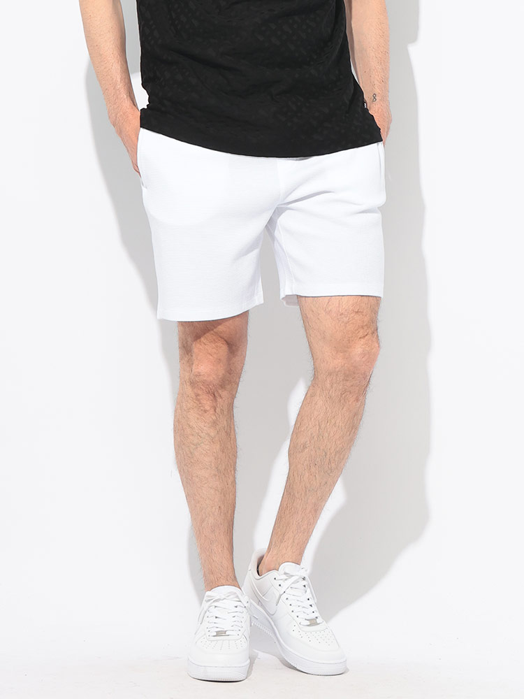 HUGO BOSS (ヒューゴボス) ワッフル ウエストコード ショートパンツ