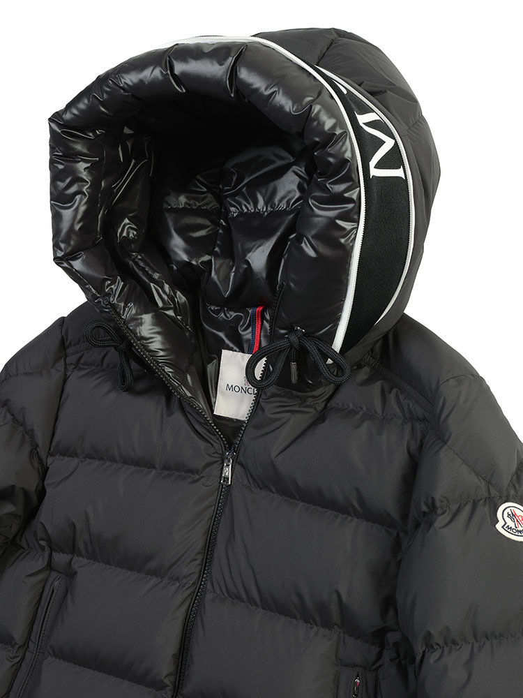 MONCLER (モンクレール) フードロゴ フルジップ ダウンジャケット