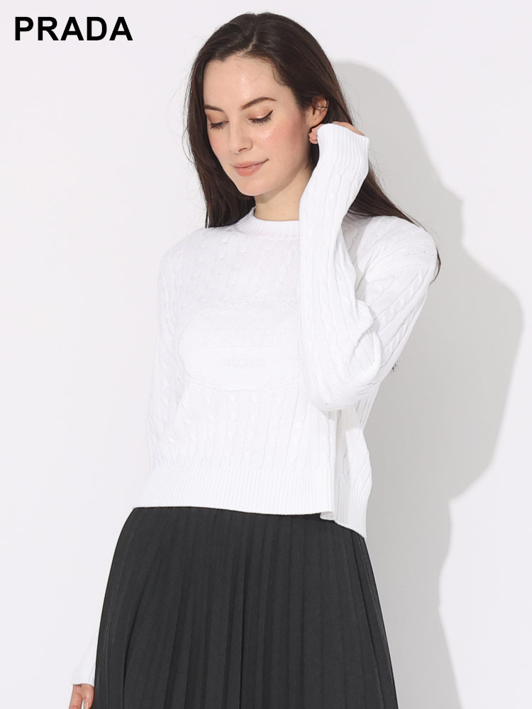 PRADA (プラダ) ロゴ ハイネック ニット PRLP24A2S ブランド