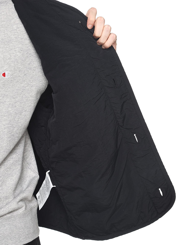 OAMC (オーエーエムシー) キルティング ノーカラー ジャケット COMBAT