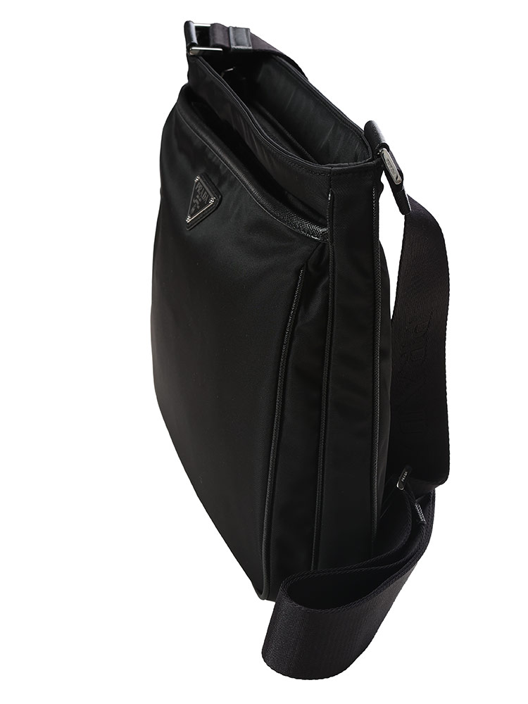 PRADA (プラダ) Re-Nylon xサフィアーノレザー ショルダーバッグ