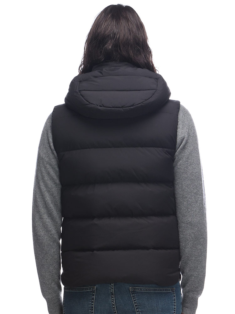 MOORER (ムーレー) フード付きダウンベスト FIRE-SKT MRFIRESKT26F