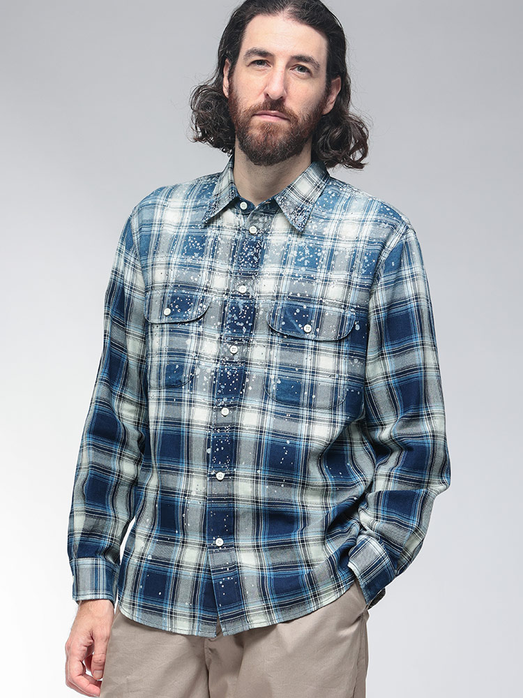 DSQUARED2 (ディースクエアード) ラインストーン チェック柄 長袖