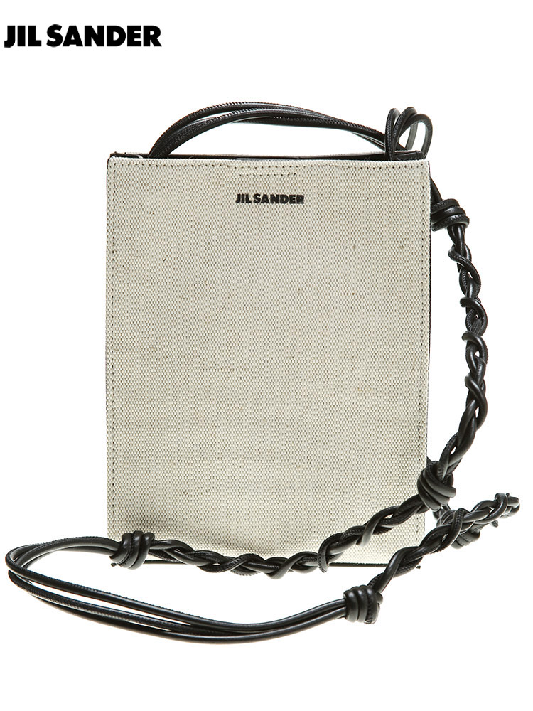 JIL SANDER (ジルサンダー) ミニロゴ キャンバス ショルダーバッグ