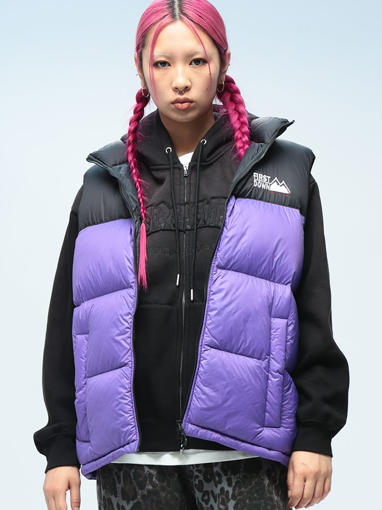 普通サイズのダウンベスト（メンズ）【サカゼン公式通販】